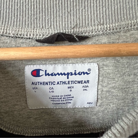 Vintage Champion Fleece Crewneck Sz L - Picture 6 of 6